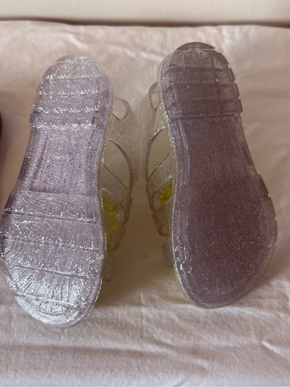 Toddler Girl Summer Sandals - Jelly and gold